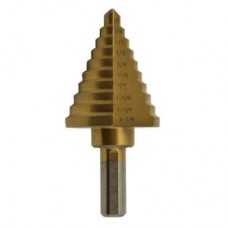 Duralastics Conical Step Drill Bit - 1/4 in to 1-3/8 in