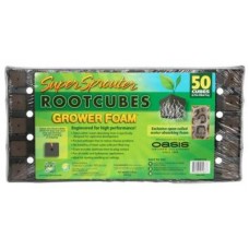 Super Sprouter / Oasis Rootcubes Grower Foam Plugs 50 ct Tray