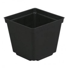 Gro Pro Black Plastic Pot 3.5 in x 3.5 in x 3 in