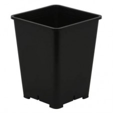 Gro Pro Premium Black Square Pot 6 in x 6 in x 8 in