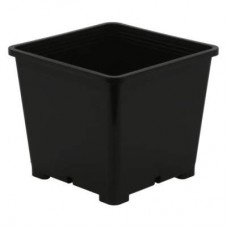 Gro Pro Premium Black Square Pot 8 in x 8 in 7.5 in
