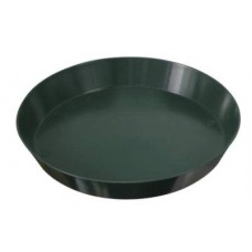 Green Premium Plastic Saucer 12 in