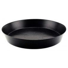 Black Premium Plastic Saucer 20 in