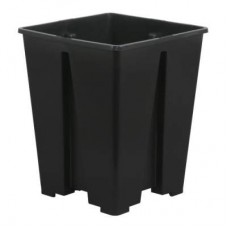 Gro Pro Anti-Spiraling Black Plastic Square Pot 7 x 7 x 9 in