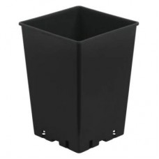 Gro Pro Black Plastic Square Pot 7 x 7 x 10 in