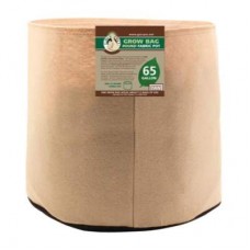 Gro Pro Premium   65 Gallon Round Fabric Pot-Tan
