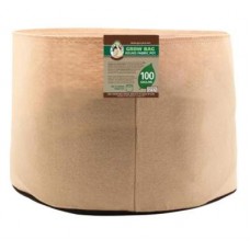 Gro Pro Premium  100 Gallon Round Fabric Pot-Tan