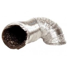 Ideal-Air Silver/Black Flex Ducting  4 in x 25 ft
