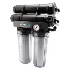 Ideal H2O Premium 3 Stage RO System w/ Upgraded Catalytic Carbon Pre Filter + PSI Gauge  - 200 GPD