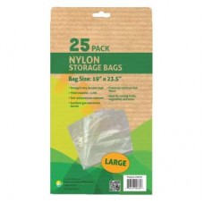 Grower's Edge Nylon Storage Bag - 1 mil 19 in x 23.5 in - 25/Pack