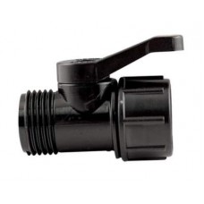 Hydro Flow 3/4 in Shut Off Valve MHT x FHT w/ Swivel