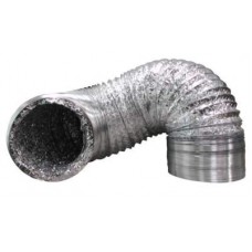 Ideal-Air Silver/Silver Flex Ducting 10 in x 25 ft
