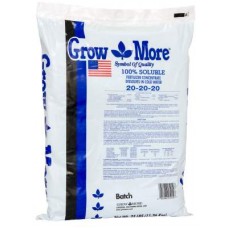 Grow More Water Soluble 20-20-20 25lb