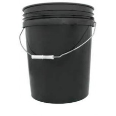 Hydrofarm 5 Gallon Black Bucket