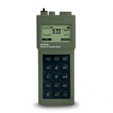 Hanna Instruments Portable Dissolved Oxygen Meter, Waterproof, 115v