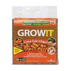 GROW!T Organic Coco Coir Chips, Block