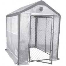 Saturday Solution 8' x 6' Secure Grow Chain Link Greenhouse