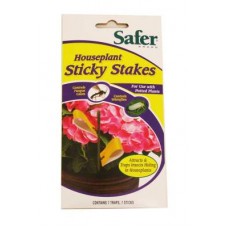 Safer Brand Sticky Houseplant Stakes, pack of 7