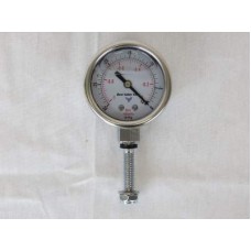 Glycerine Filled Vacuum Gauge Custom, For Our Chamber Lids Only